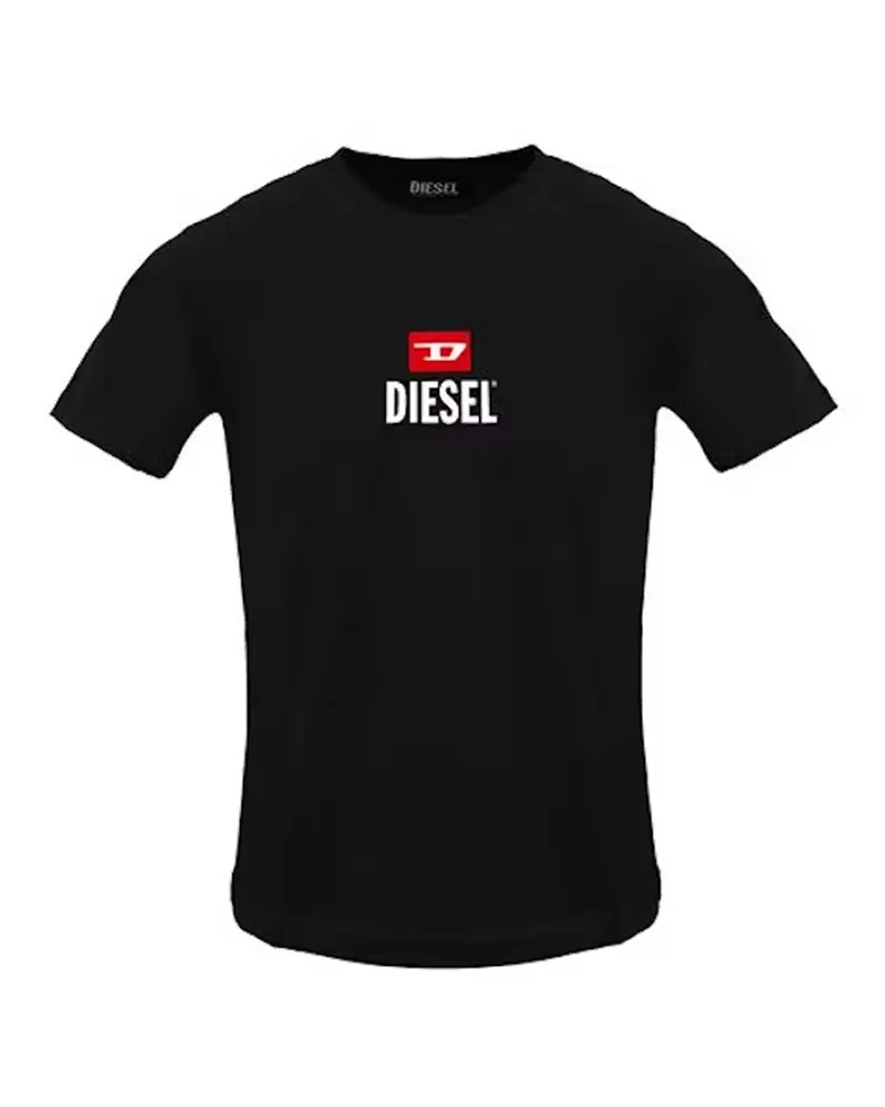 Diesel T-Shirt für Herren (Schwarz Schwarz