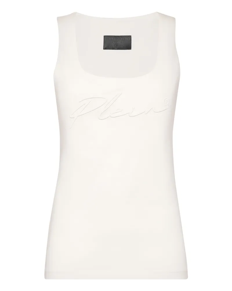 Philipp Plein Tanktop Signature Creme
