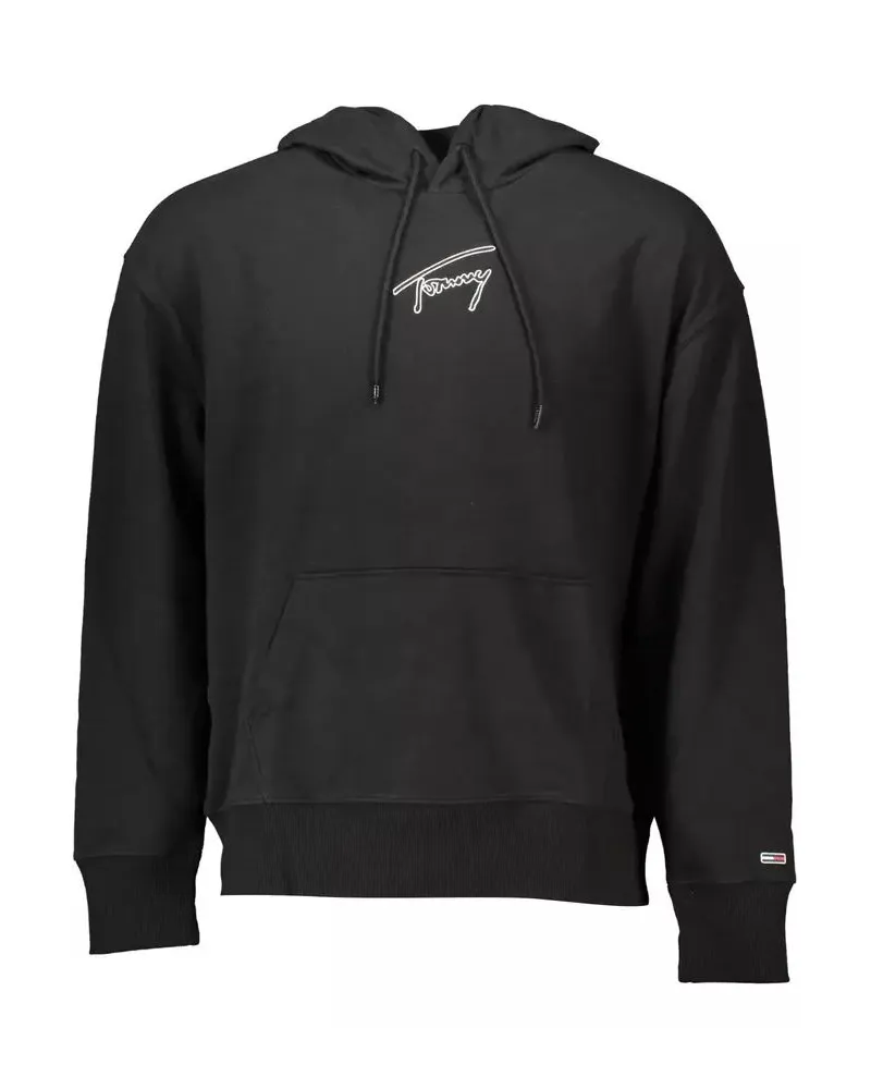 Tommy Hilfiger Signature Kapuzenpullover Schwarz
