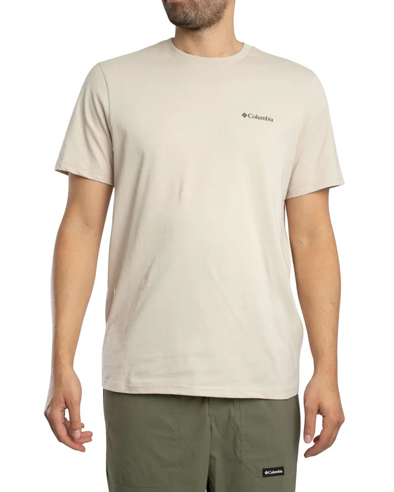 Columbia Sportswear Company T-Shirt Mit Logo Auf Der Rückseite, Beige Beige