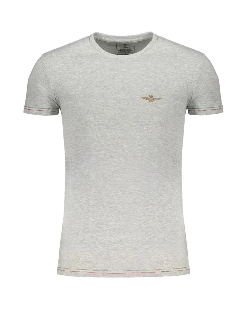 Aeronautica Militare Crew-Neck T-Shirt Ae31104 Hellgrau