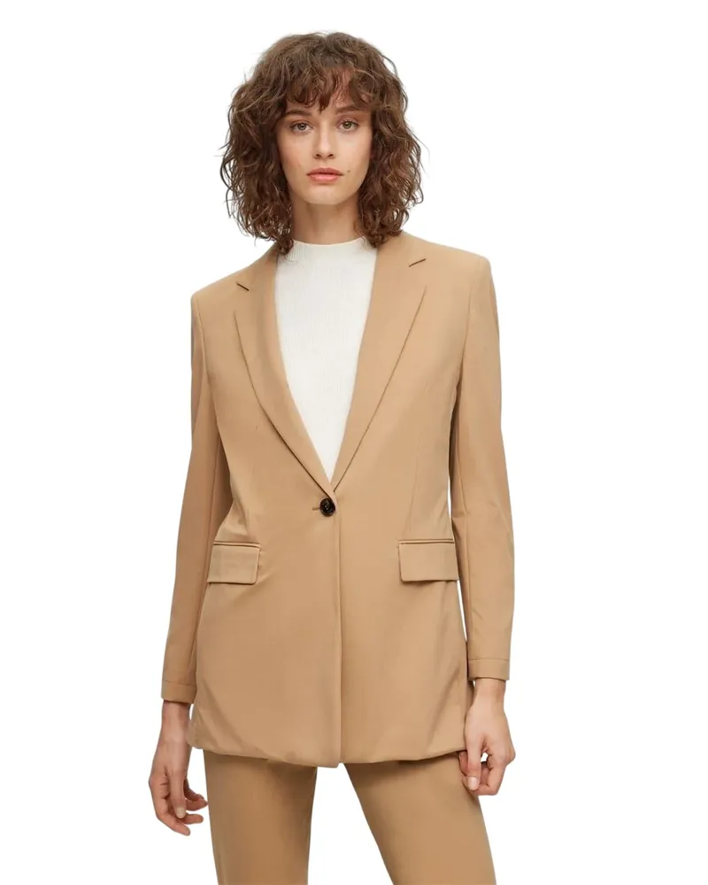 HUGO BOSS Jernara1" Blazer für Damen (Mittelbeige Orange