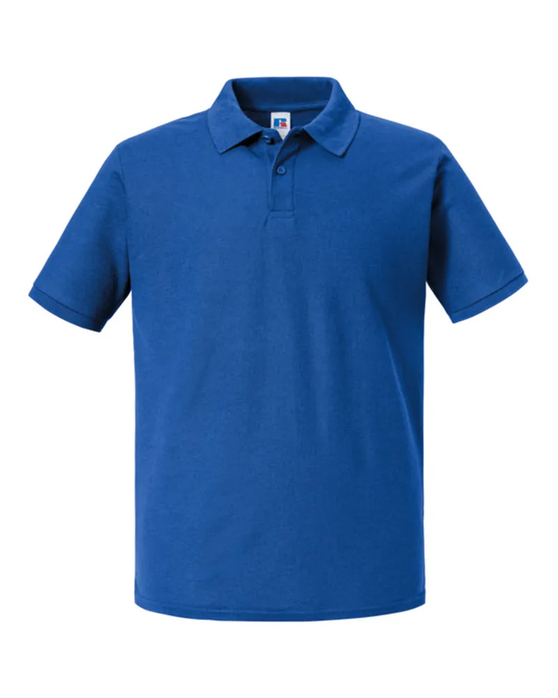 Russell Athletic Russell - "Authentic Eco" Poloshirt für Herren (Helles Königsblau Marineblau