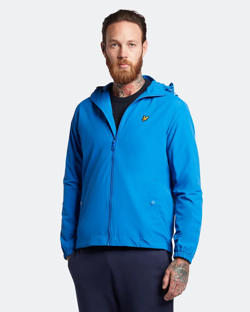 Lyle & Scott Kapuzenjacke mit Reißverschluss in Blau Blau