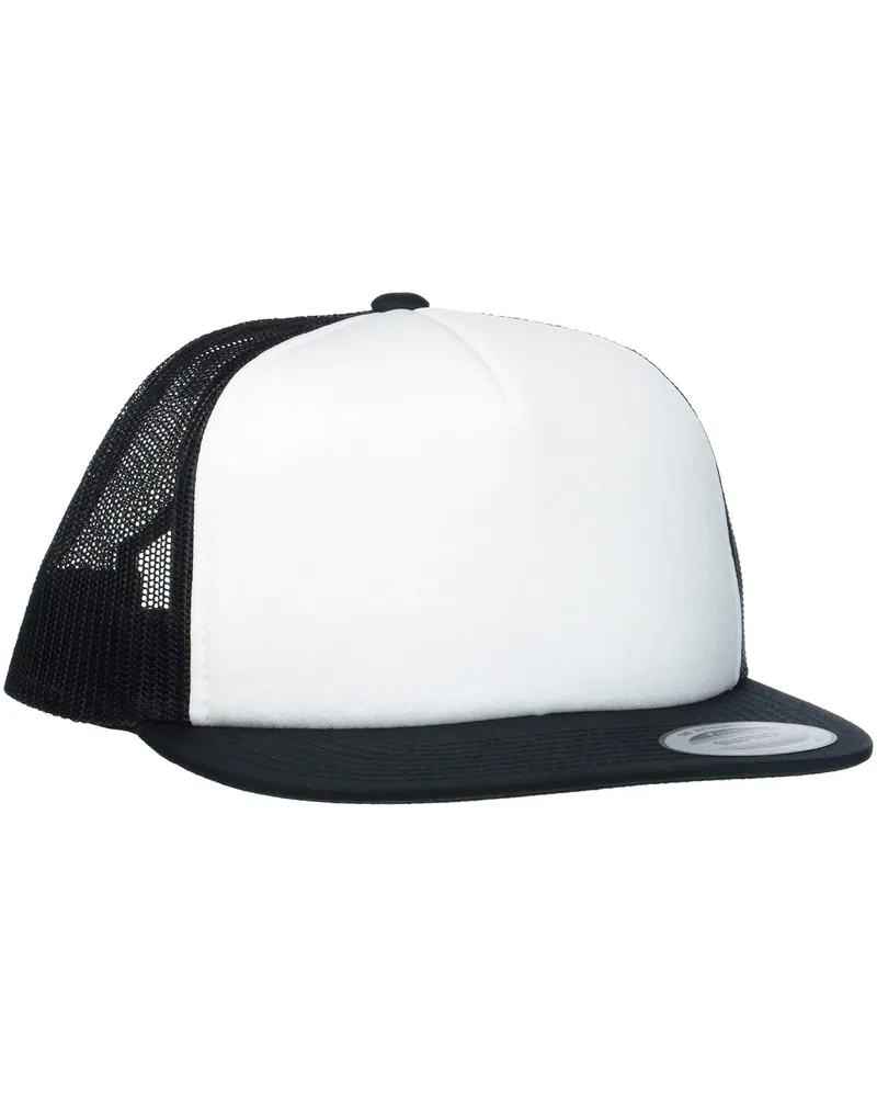 Flexfit Trucker Cap (Schwarz/Weiß Schwarz