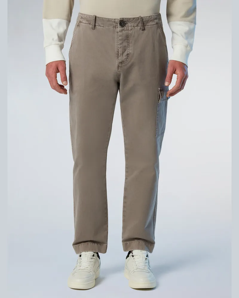 North Sails Cargohose Amerika Gabardine Grau