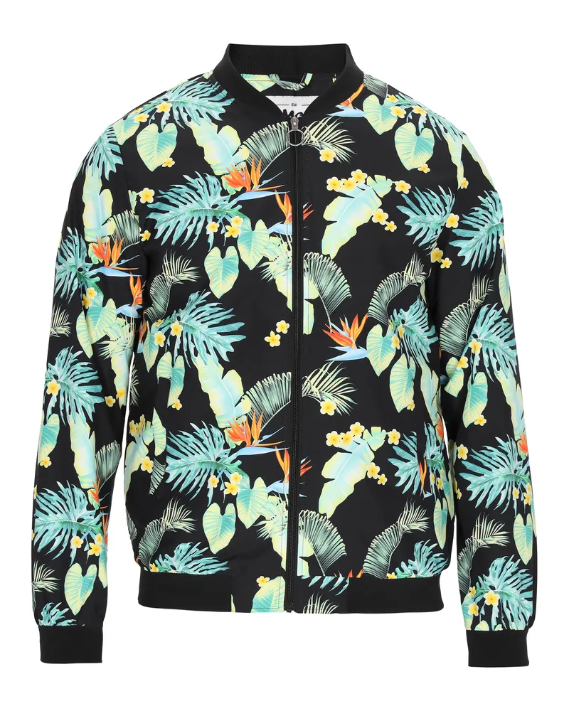My Mo Jacke Männer schwarz mehrfarbig Schwarz