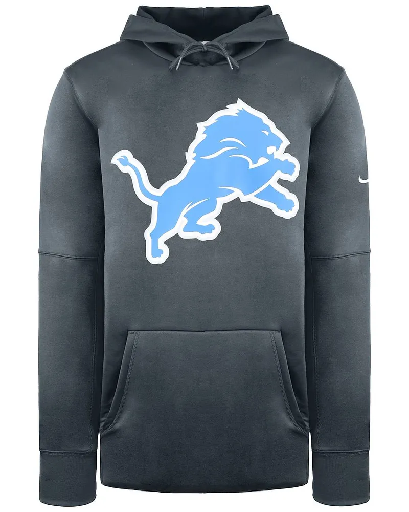 Nike NFL Detroit Lions Primärlogo Herren-Hoodie Anthrazit