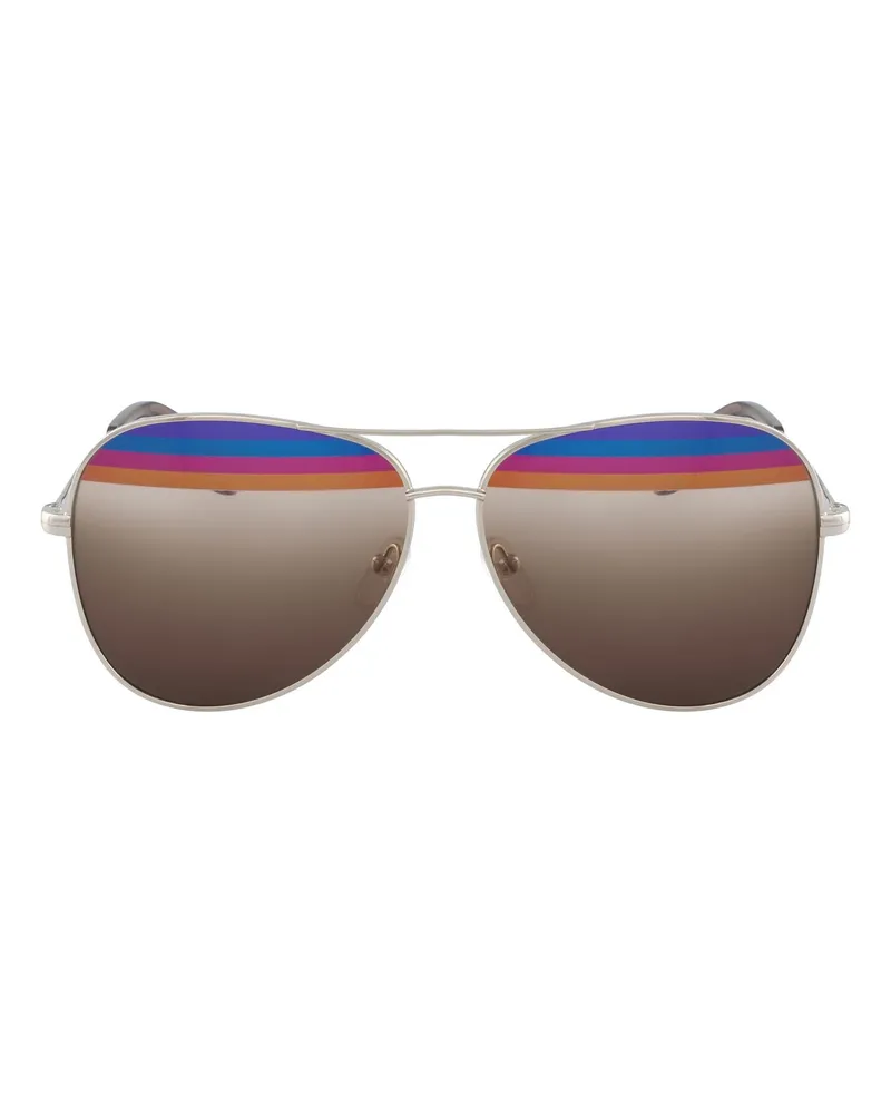 Ferragamo Damen-Sonnenbrillen 00/00/145 mm Metall Gold