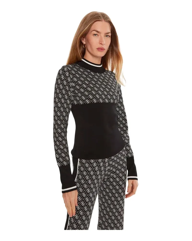 Guess Damen-Sweater „Chimney“ 4G Schwarz