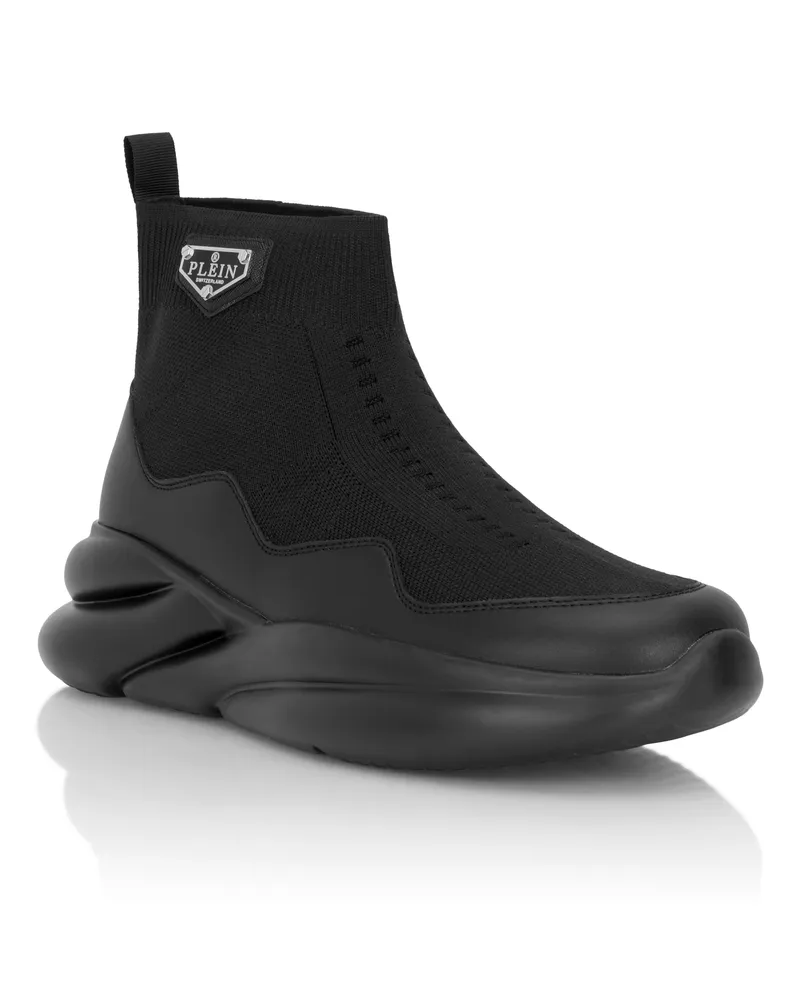 Philipp Plein Runner Sock Skywalker Schwarz
