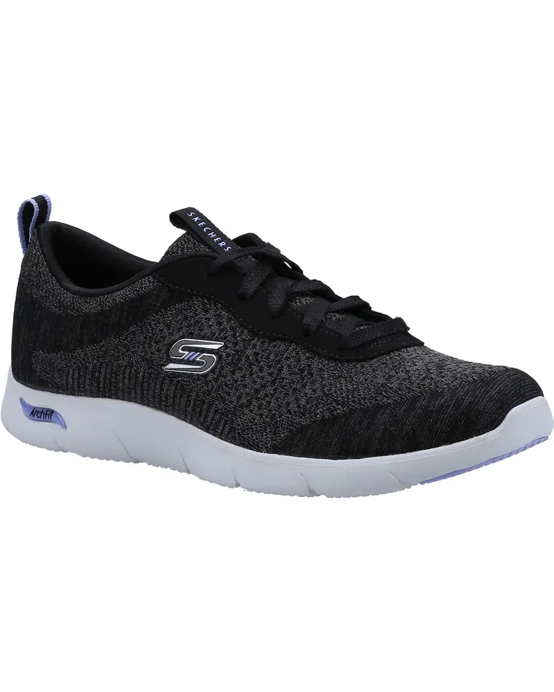 Skechers Arch Fit Refine-Schuh Schwarz