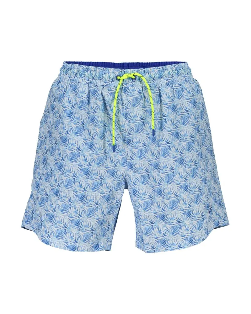 North Sails Azzurro Polyester Herren Badeshorts Blau