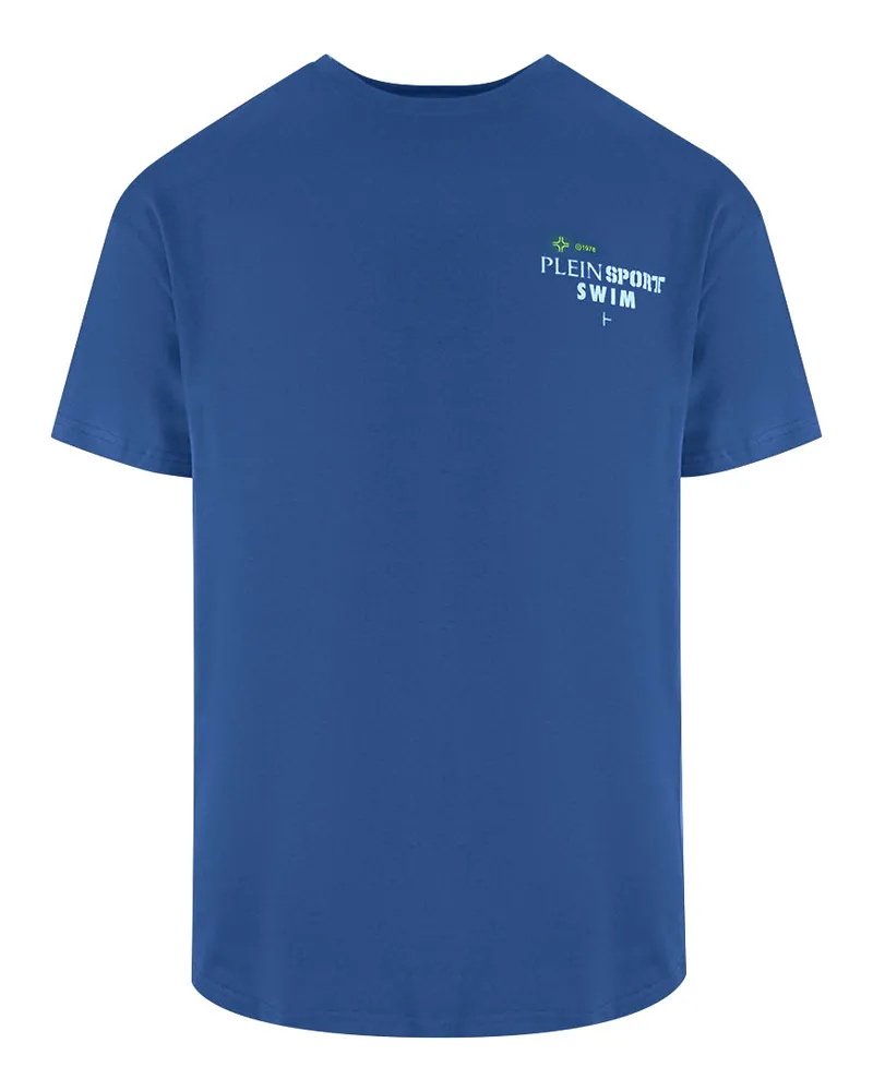 Philipp Plein Kurzarm-T-Shirt in Dunkelblau Dunkelblau