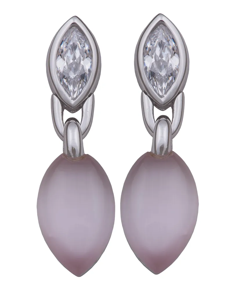 Orphelia Damen 925 Sterling Silber Tropfenohrringe - Silber ZO-5915 Silber