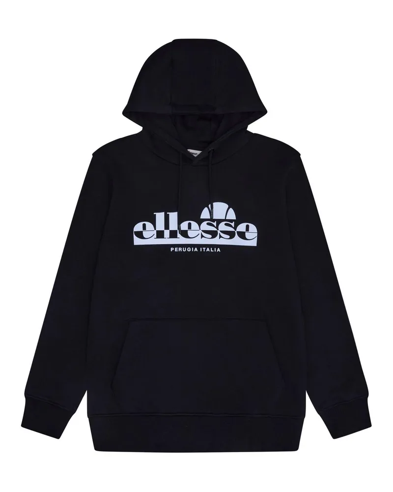 Ellesse Hoodie zum Überziehen für Herren (Schwarz Schwarz
