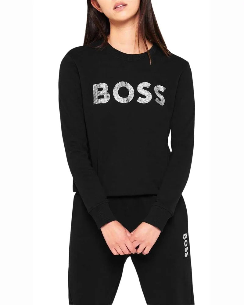 HUGO BOSS Sweatshirt für Damen (Schwarz Schwarz