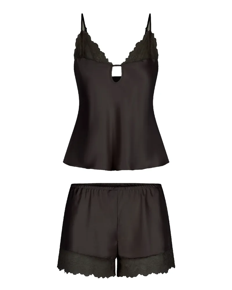LingaDore Top + Short Schwarz