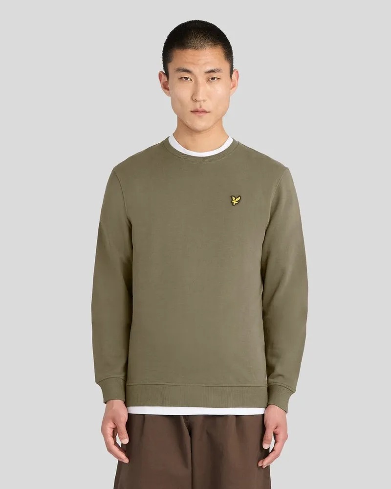 Lyle & Scott Rundhals-Sweatshirt Braun