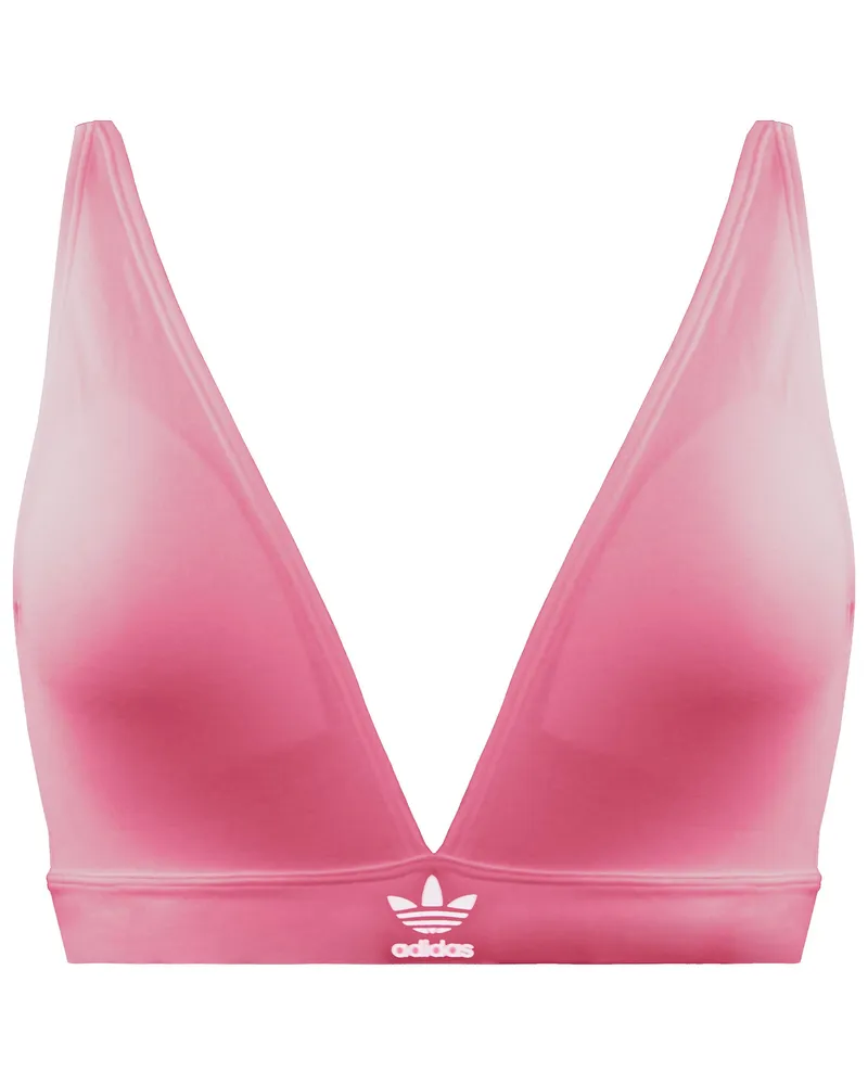 adidas Ungefütterter Damen Pink Triangle Bra Rosa