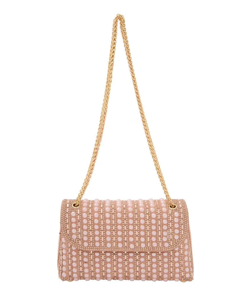 FAINA Klappentasche Klappentasche Frauen Champagner Rose Champagner