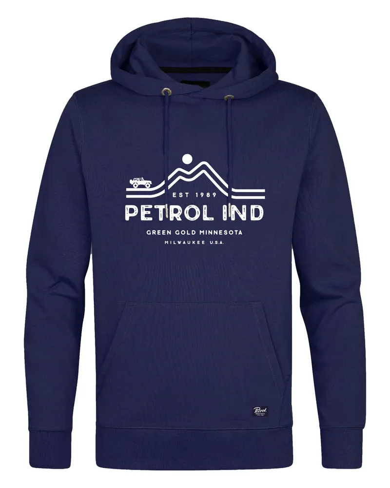 Petrol Industries Kapuzenpullover Blau