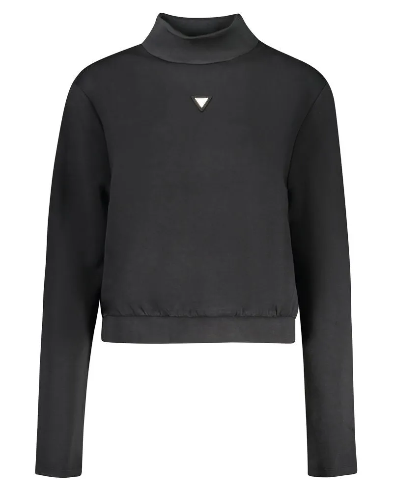 Guess Nero Polyester Damen Sweatshirt Schwarz