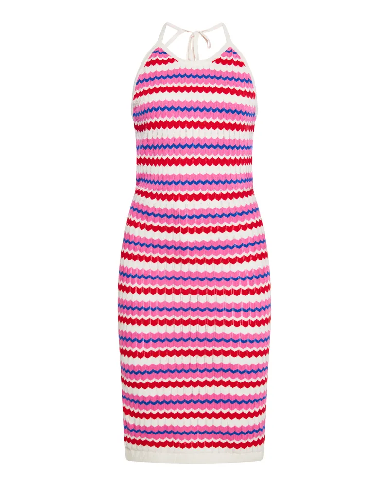 IZIA Kleid Damen Wollweiß Mehrfarbig Mehrfarbig