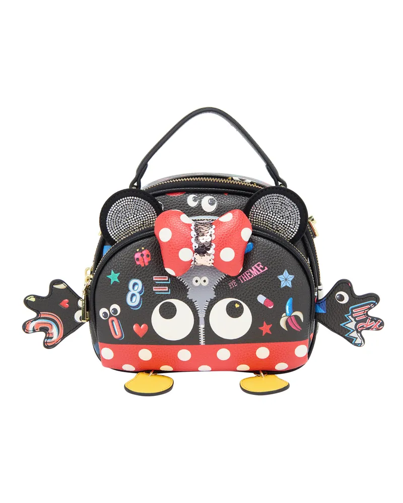 My Mo RUCKSACK RUCKSACK Frauen Schwarz Schwarz