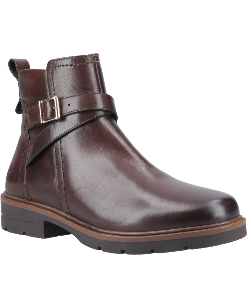 Hush Puppies Tove Leder Damen Braun Stiefel Braun