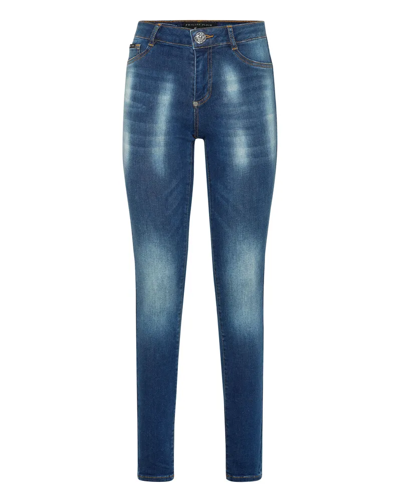 Philipp Plein Jeggings Blau