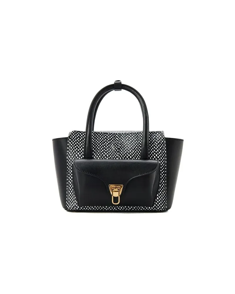 Coccinelle Handtasche Schwarz/Schwarz Schwarz