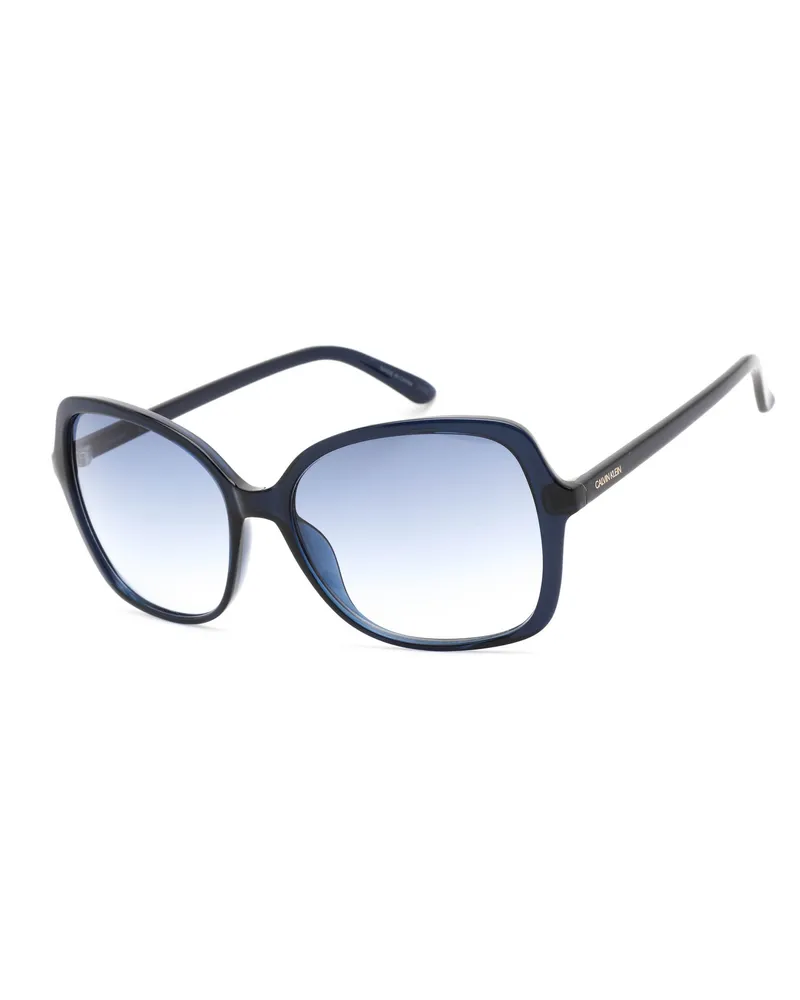Calvin Klein Damen-Sonnenbrillen 57/16/140 mm Kunststoff Blau