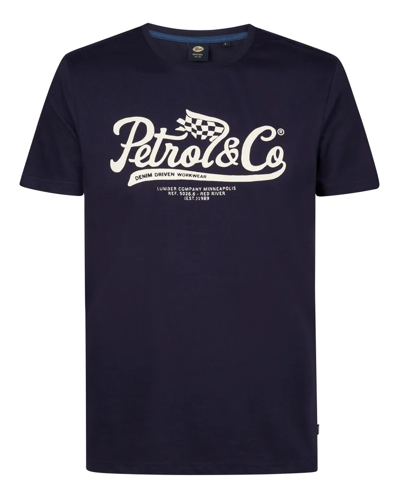 Petrol Industries T-Shirt Blau