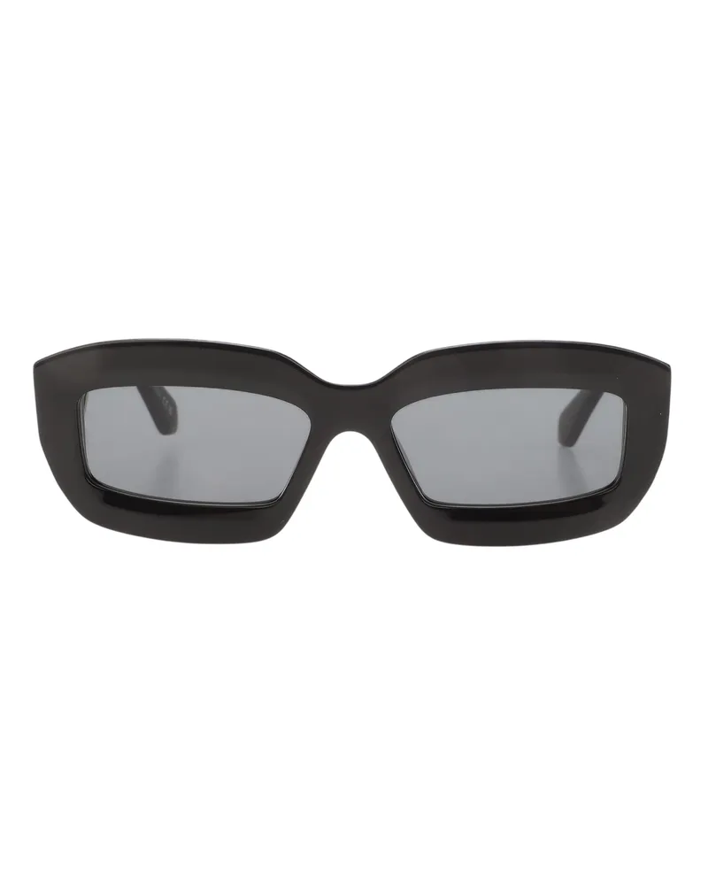 OFF-WHITE Off White - "Charlotte" Sonnenbrille (Schwarz Schwarz