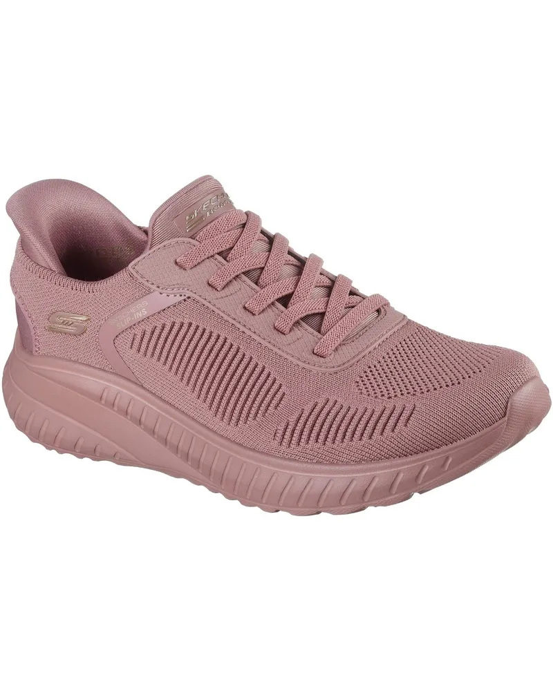 Skechers BOBS Sport Squad Chaos Polyester Damen Sneaker in Rose Rosé