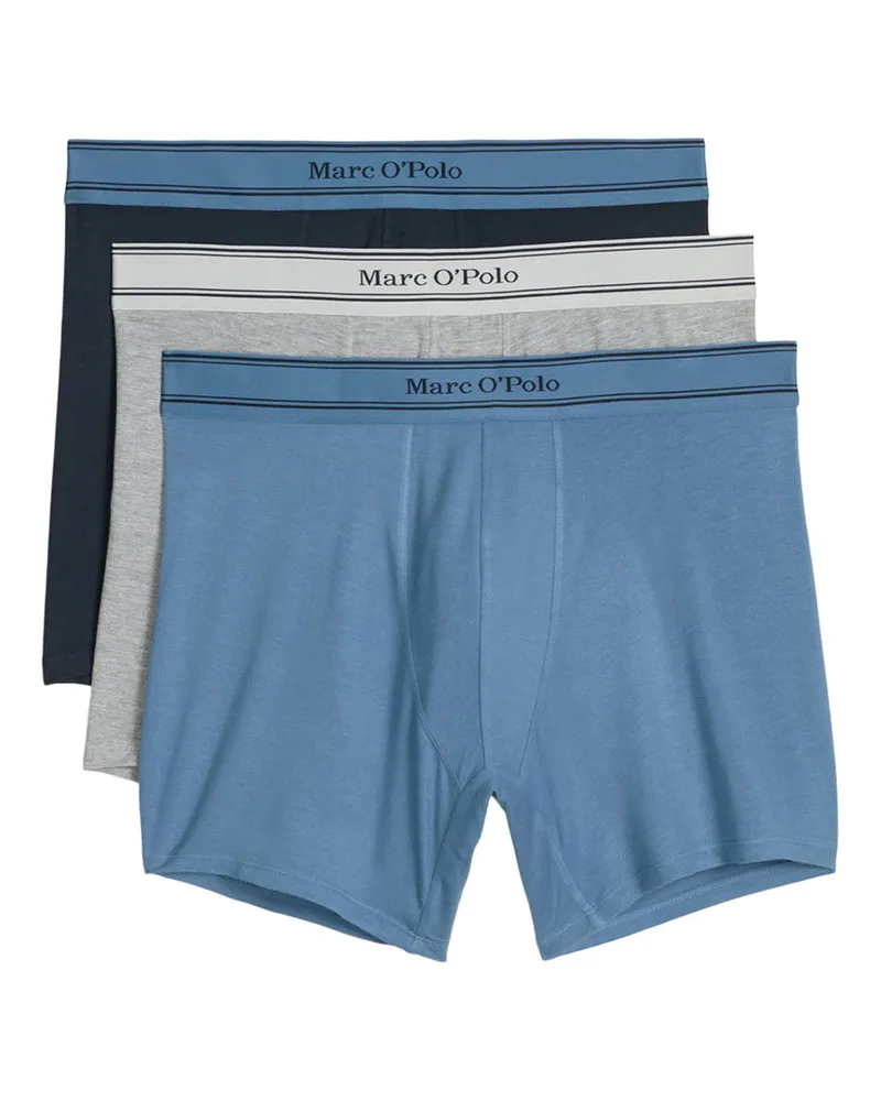 Marc O'Polo Marc O'Polo Herren Langer Boxer ModalLong Boxer Shorts, Langer Boxer Brief, Retro Boxer lang Dunkelblau