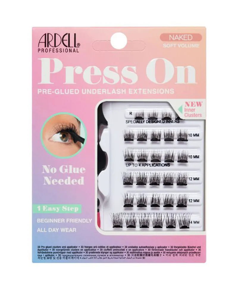 ARDELL Press-on vorgeklebt Unterwimpernverlängerungen, Soft Volume - Naked 