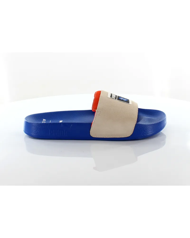 Puma x Ader Fehler Leadcat Slide Sandals Herren Flip Flop Blue 367442 01 Weiß