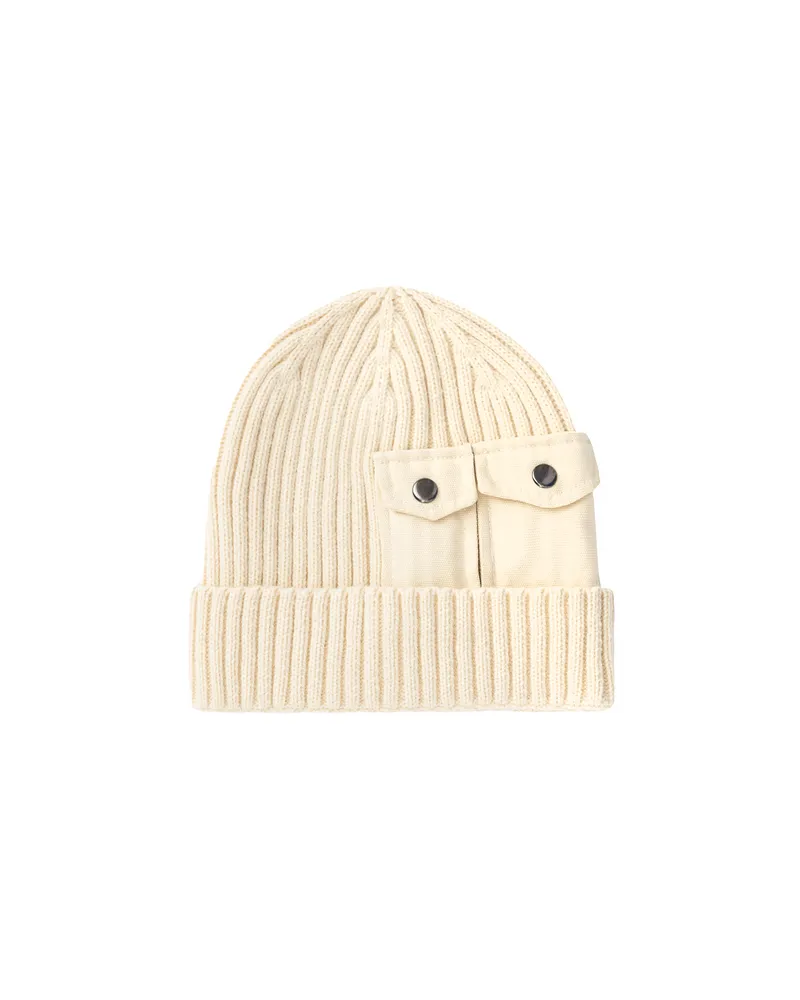 Alpha Industries Utility Beanie Wollweiß