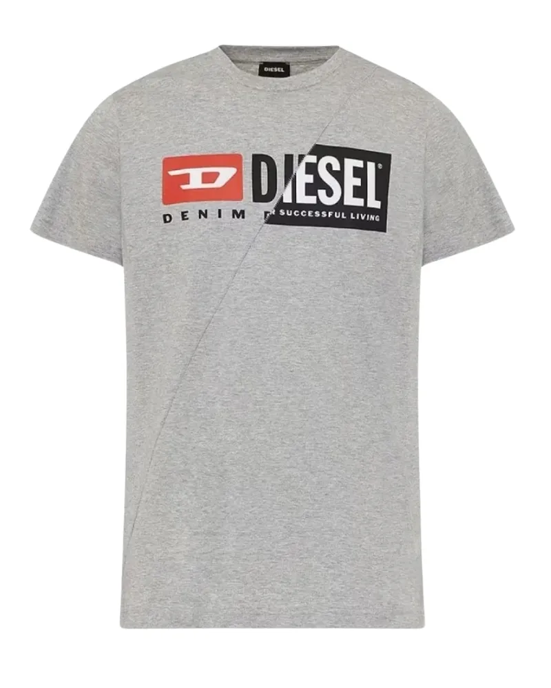 Diesel T-shirt „cuty Design" In Grau Grau