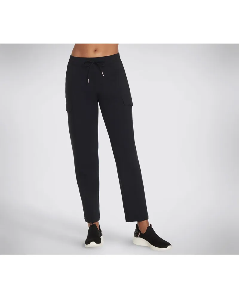 Skechers Slip-Ins Cargo Damen Schwarze Cargo-Hose Schwarz