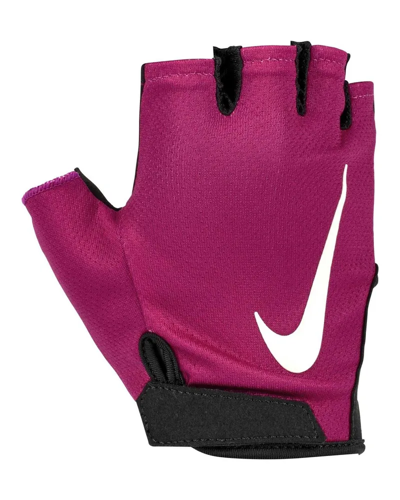 Nike Damen 2024 - Fingerlose Handschuhe "Gym Essential", Fitness (Schwarz/Fuchsie Fuchsia