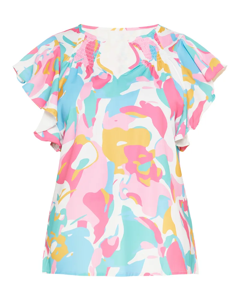 Usha Bluse für Damen - Mehrfarbig Mehrfarbig