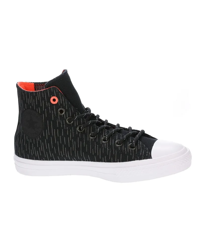 Converse Chuck Taylor All Star II Hi Shield Mens Black Plimsolls Schwarz