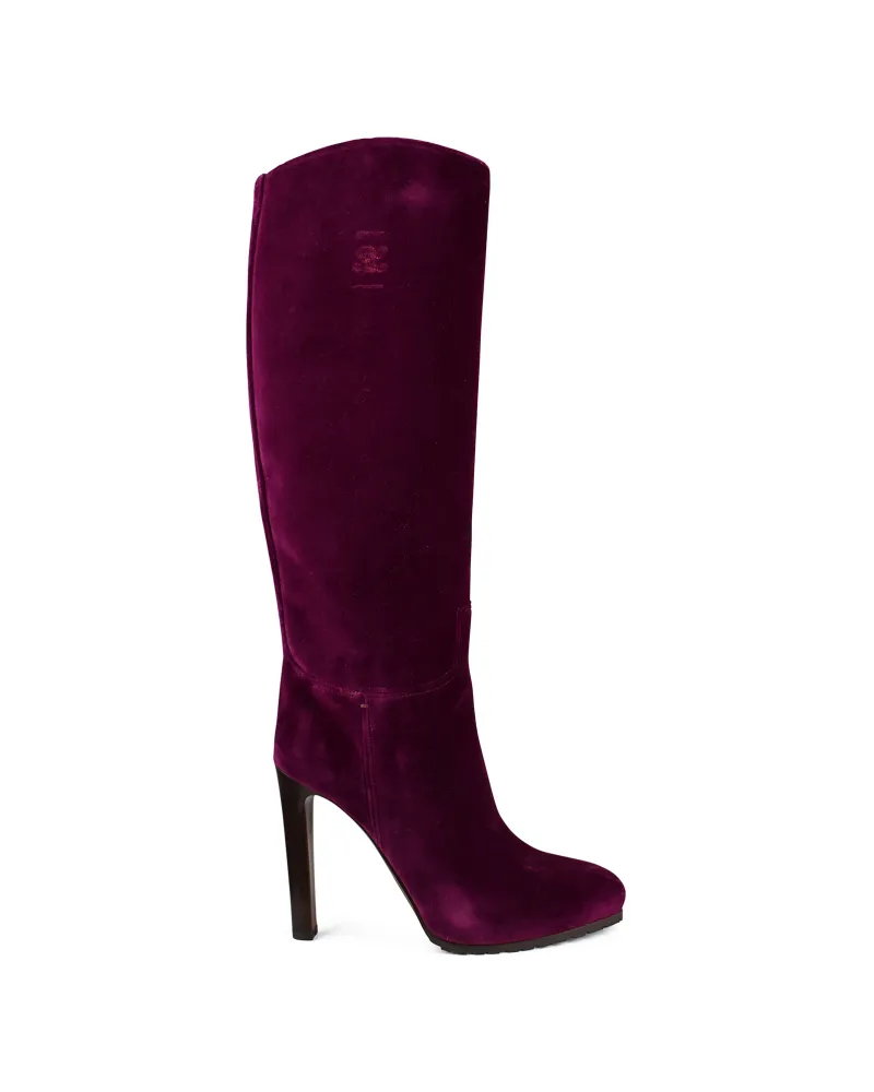 Ralph Lauren Stiefel Remmy Rosa Rosa