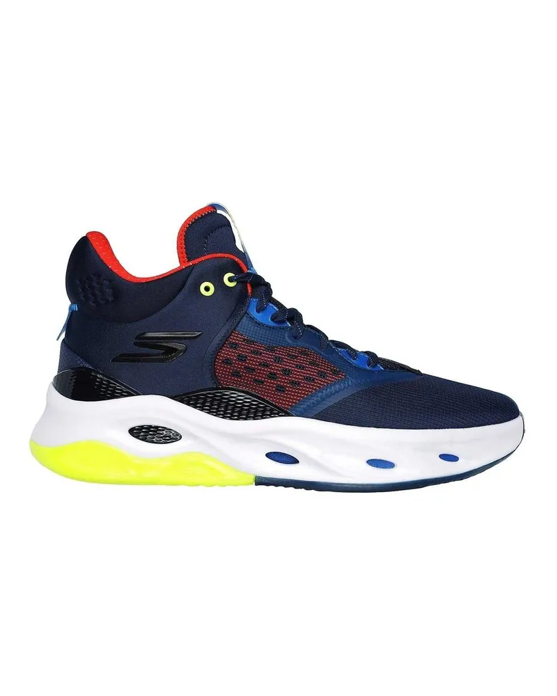 Skechers Skater-Schuhe für Herren, Netzmaterial (Marine/Bunt Marineblau