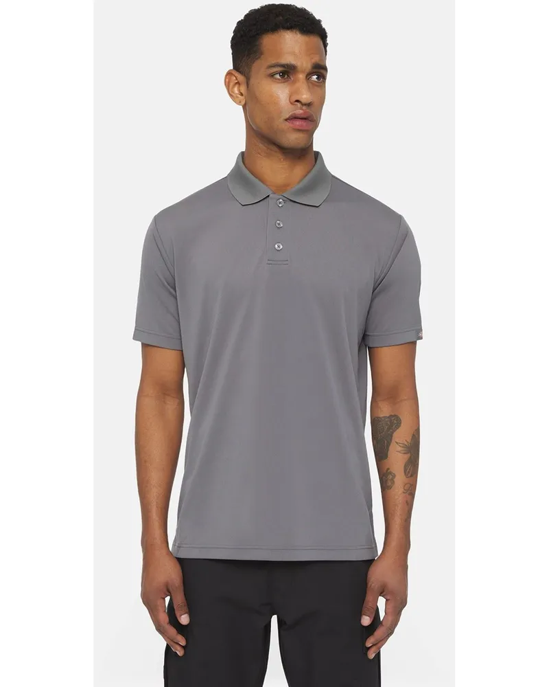 Dickies Everyday Polo-Shirt aus Polyester für Herren - Grau Grau