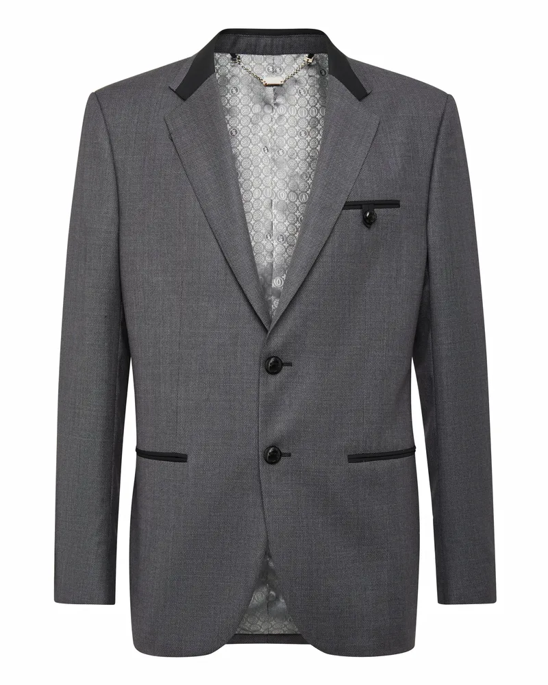 Billionaire Blazer Crest Schwarz