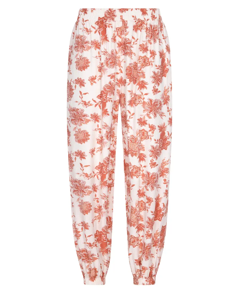 Usha Hose Frauen weiß orange Weiß